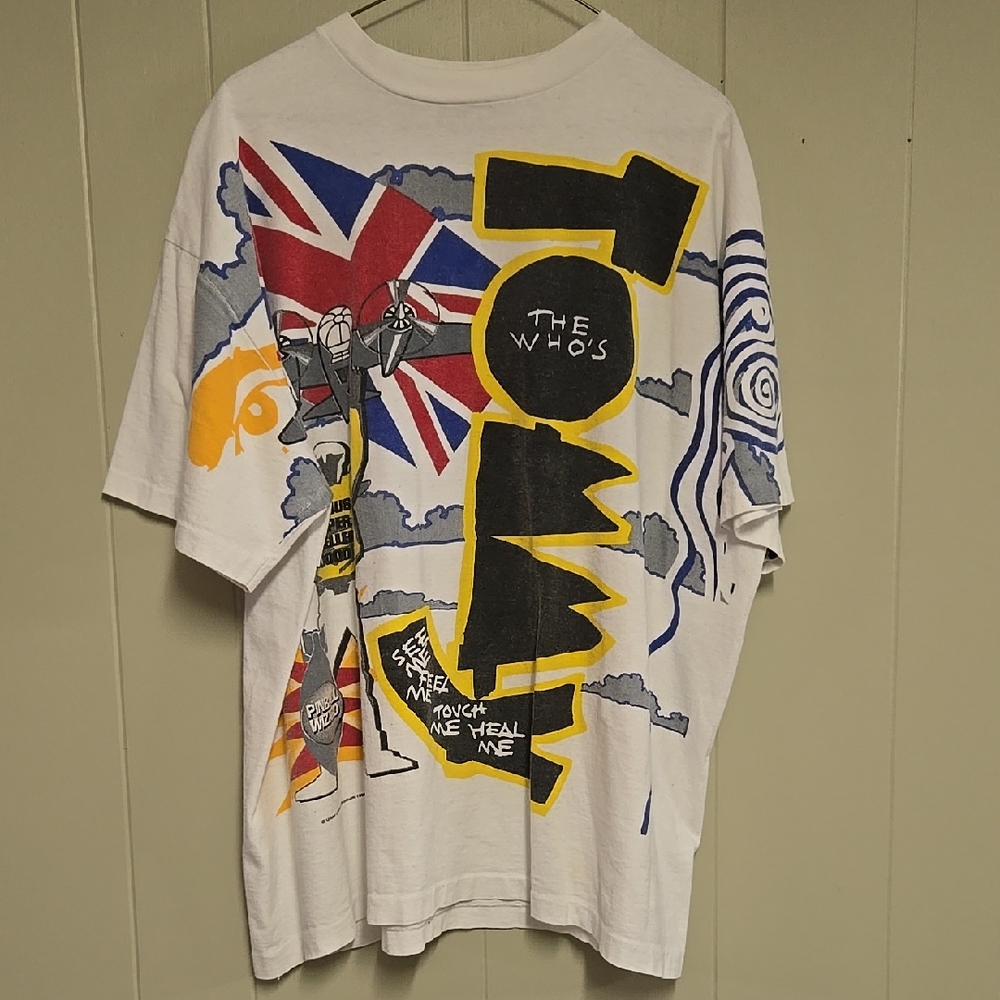 The WHO'S Tommy Pinball Wizard Tshirt From 1995 By BROCKUM VINTAGE